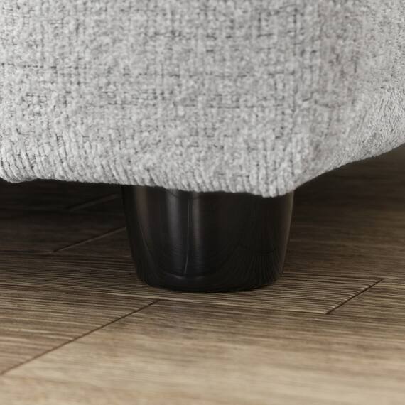 2人掛け電動リクライニングソファ + 収納ユニット 布張りタイプ (KK6133 LGY) 16枚目画像