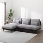 カウチソファセット 布張りタイプ(SV05 GY) 1枚目画像