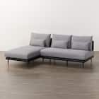 カウチソファセット 布張りタイプ(SV05 GY) 8枚目画像