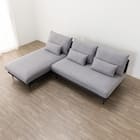 カウチソファセット 布張りタイプ(SV05 GY) 9枚目画像