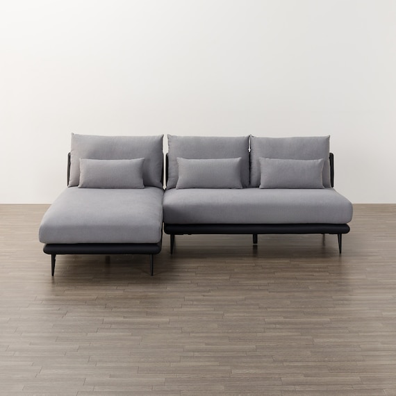 カウチソファセット 布張りタイプ(SV05 GY) 10枚目画像