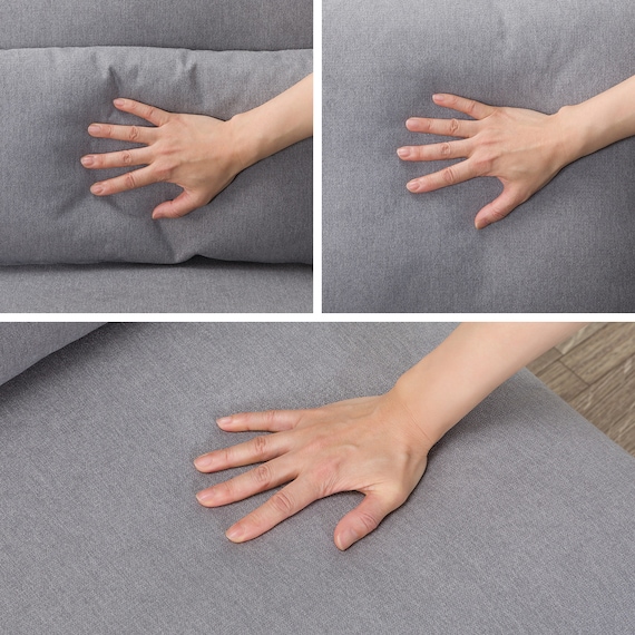 カウチソファセット 布張りタイプ(SV05 GY) 12枚目画像