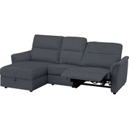 布張り電動リクライニングカウチソファ テーブルユニットセット(KK6133)