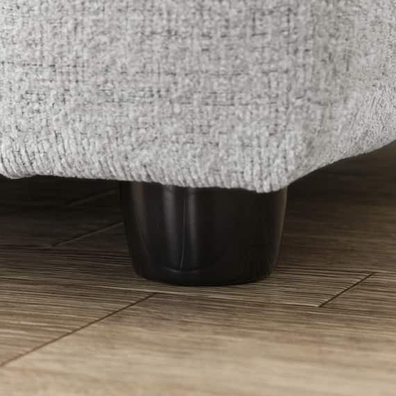 2人掛け電動リクライニングソファ + 収納カウチ + テーブルユニット 布張りタイプ (KK6133 左カウチ LGY) 20枚目画像