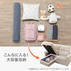 3人掛け電動リクライニングソファ+収納カウチソファセット 布張りタイプ (KK6133 左カウチ BE) 9枚目画像