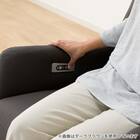 電動リクライニングパーソナルチェア + テーブルセット 本革(一部合成皮革)タイプ (LE01-3 2モーター BK + LE01専用テーブル MBR) 18枚目画像