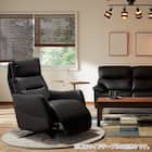 電動リクライニングパーソナルチェア 本革(一部合成皮革)タイプ (LE01-3 2モーター BK) 10枚目画像