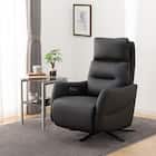 電動リクライニングパーソナルチェア 本革(一部合成皮革)タイプ (LE01-3 2モーター BK) 12枚目画像