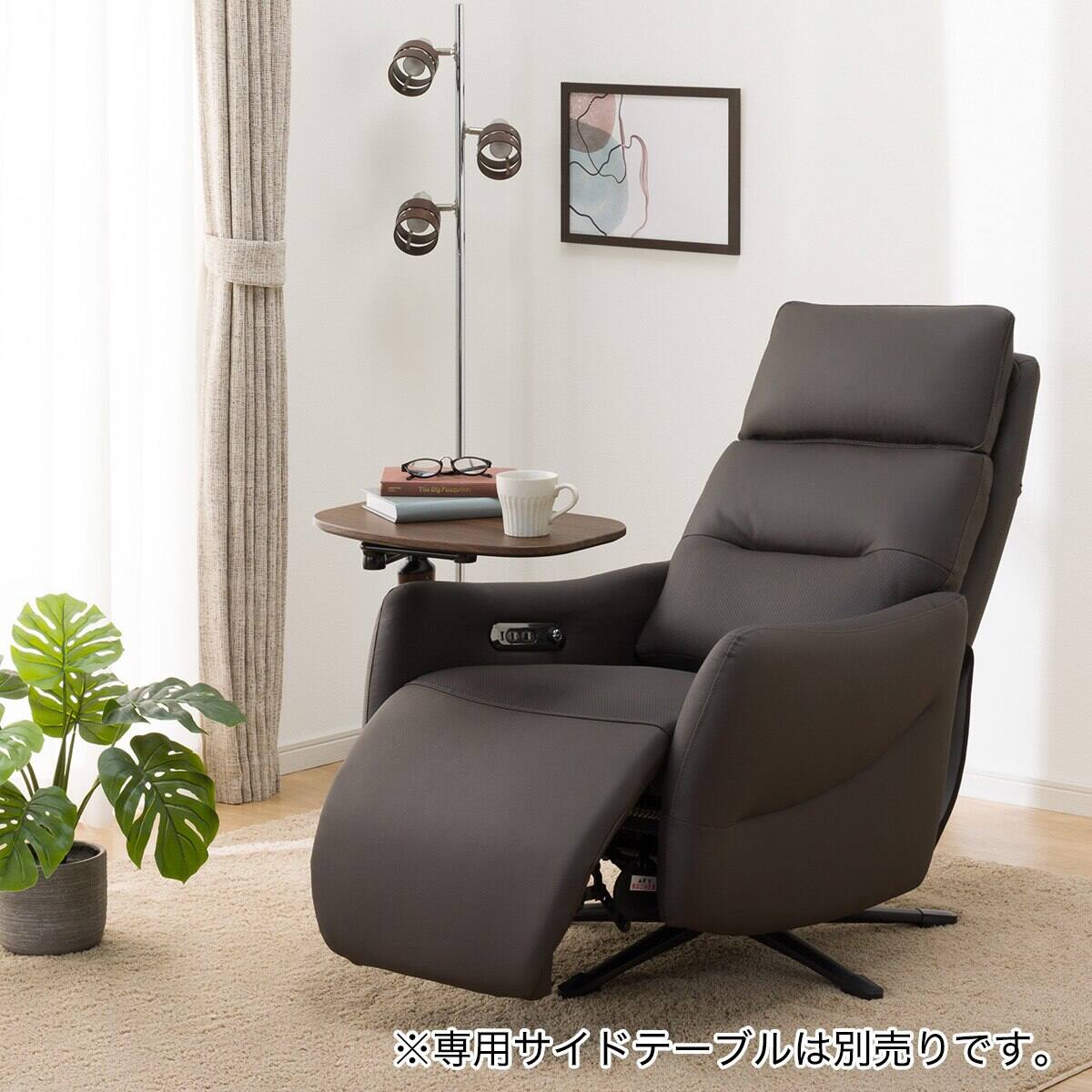 電動リクライニングパーソナルチェア 本革(一部合成皮革)タイプ (LE01