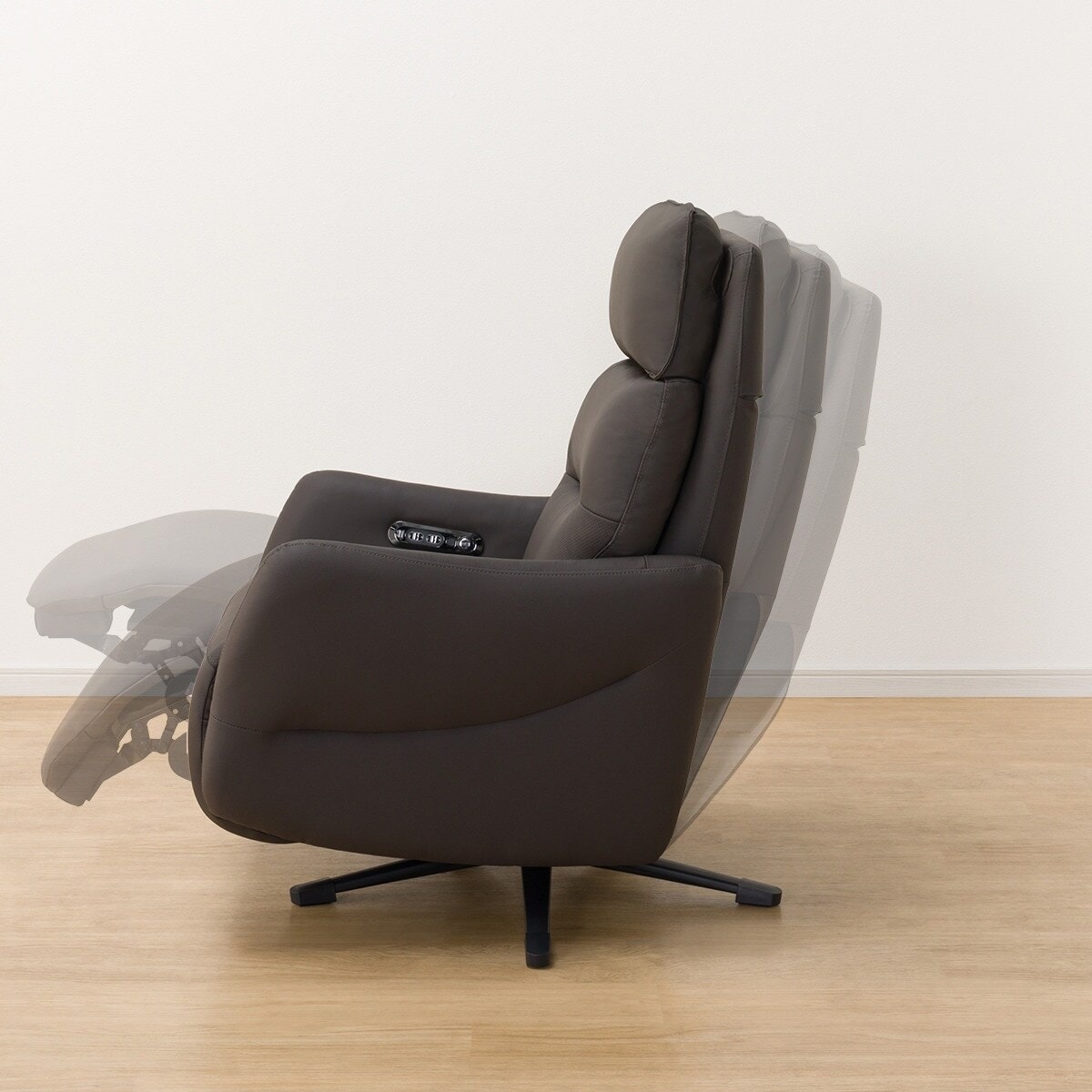 電動リクライニングパーソナルチェア 本革(一部合成皮革)タイプ (LE01