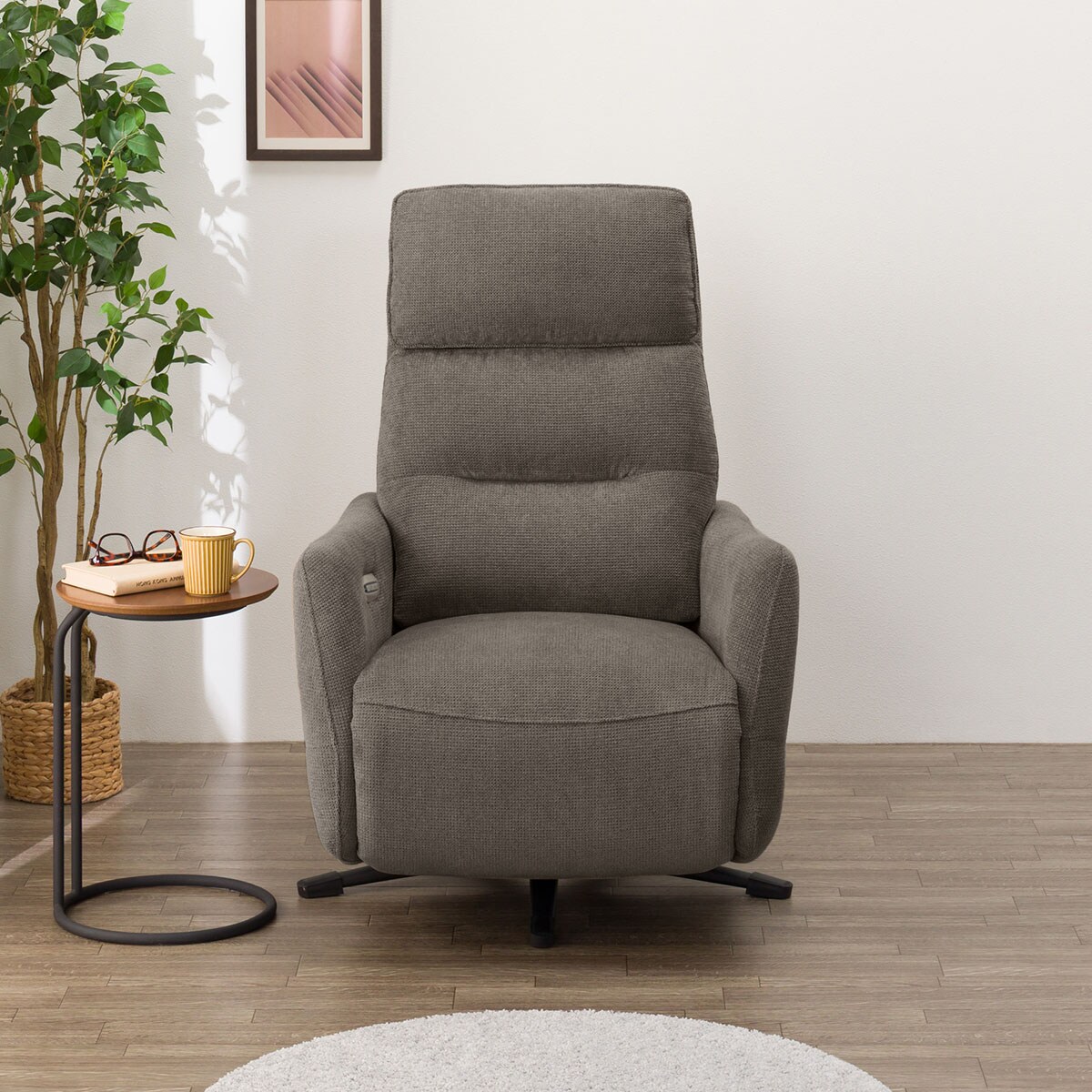 電動リクライニングパーソナルチェア 布張りタイプ (LE01-3 4モーター