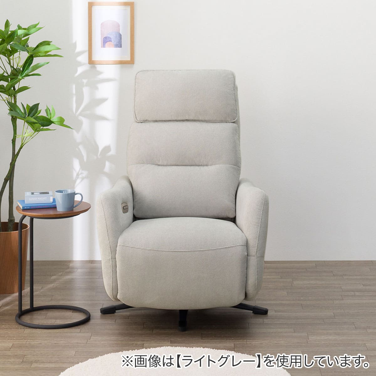 電動リクライニングパーソナルチェア 布張りタイプ (LE01-3 4モーター