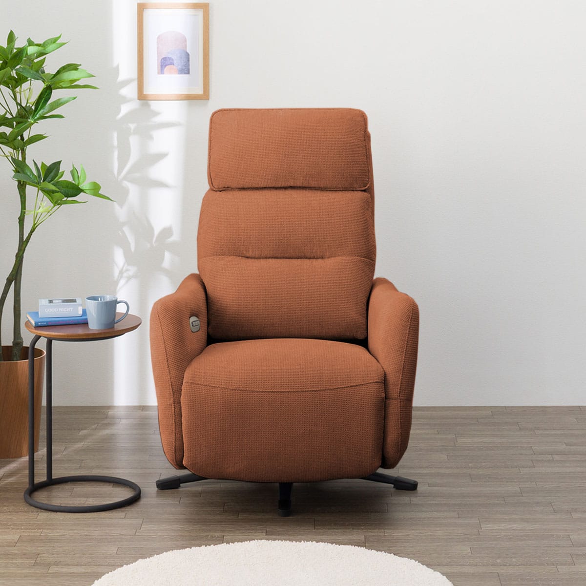 電動リクライニングパーソナルチェア 布張りタイプ (LE01-3 4モーター