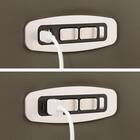 2人掛け電動リクライニングワイドソファ 本革(一部合成皮革)タイプ (UM04 DGY) 15枚目画像