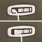 2人掛け電動リクライニングワイドソファ 本革(一部合成皮革)タイプ (UM04 DGY) 15枚目画像