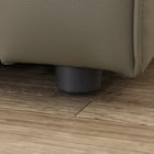 2人掛け電動リクライニングワイドソファ 本革(一部合成皮革)タイプ (UM04 DGY) 18枚目画像