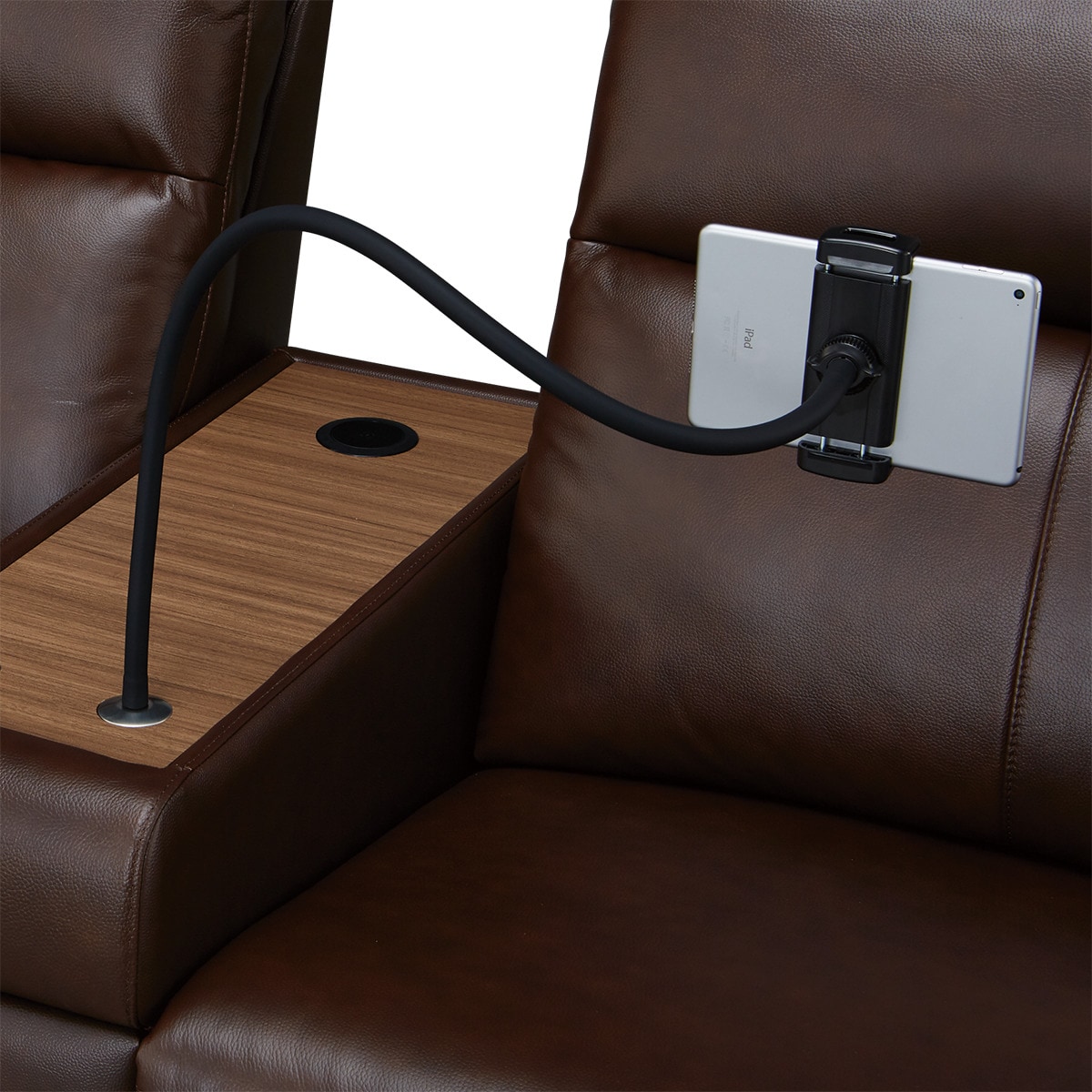 2人掛け電動リクライニングソファ＋収納ユニットセット 本革(一部合成