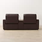 2人掛け電動リクライニングワイドソファ+収納ユニットセット 本革(一部合成皮革)タイプ (UM04 WSB DBR) 13枚目画像