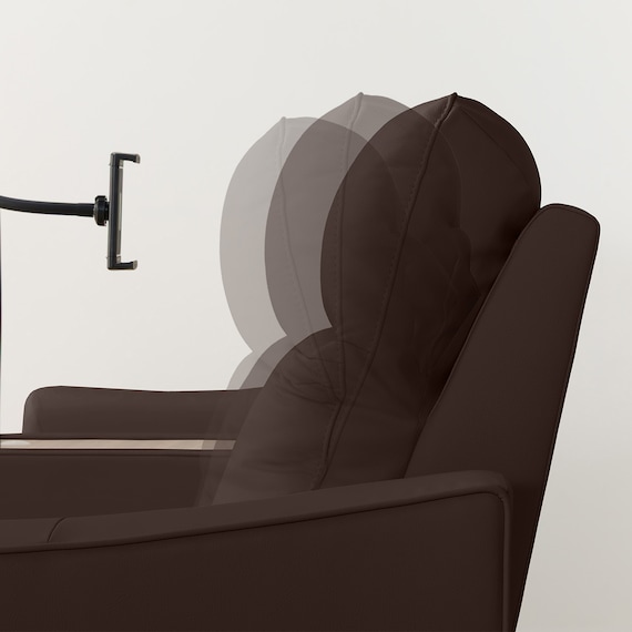 2人掛け電動リクライニングワイドソファ+収納ユニットセット 本革(一部合成皮革)タイプ (UM04 WSB DBR) 14枚目画像