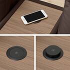 2人掛け電動リクライニングワイドソファ＋収納ユニットセット 本革(一部合成皮革)タイプ (UM04 WSB DBR) 17枚目画像