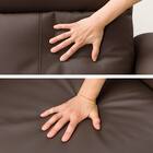 2人掛け電動リクライニングワイドソファ＋収納ユニットセット 本革(一部合成皮革)タイプ (UM04 WSB DBR) 20枚目画像