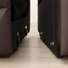 2人掛け電動リクライニングワイドソファ＋収納ユニットセット 本革(一部合成皮革)タイプ (UM04 WSB DBR) 22枚目画像