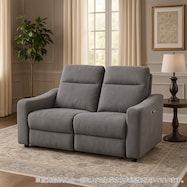 2人掛け電動リクライニングソファ 布張りタイプ (UM04)