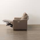 3人掛け電動リクライニングソファ テーブル付き 布張りタイプ (UM04 WT MO) 11枚目画像