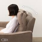 3人掛け電動リクライニングソファ テーブル付き 布張りタイプ (UM04 WT MO) 13枚目画像