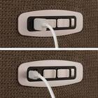 3人掛け電動リクライニングソファ テーブル付き 布張りタイプ (UM04 WT MO) 17枚目画像