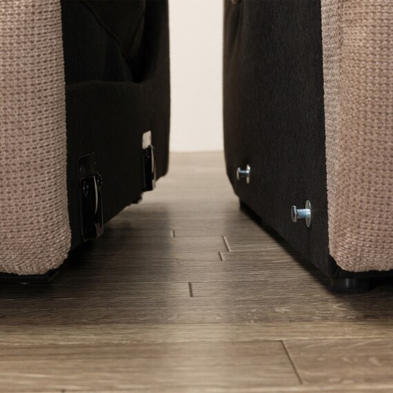 3人掛け電動リクライニングソファ テーブル付き 布張りタイプ (UM04 WT MO) 22枚目画像