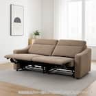 2人掛け電動リクライニングワイドソファ 布張りタイプ (UM04 MO) 1枚目画像