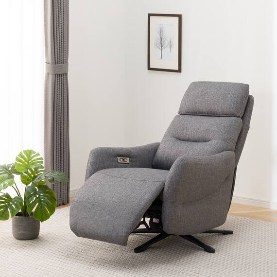 布張り電動リクライニングパーソナルチェア(LE01-3 2モーター DGY-Z) 12枚目画像