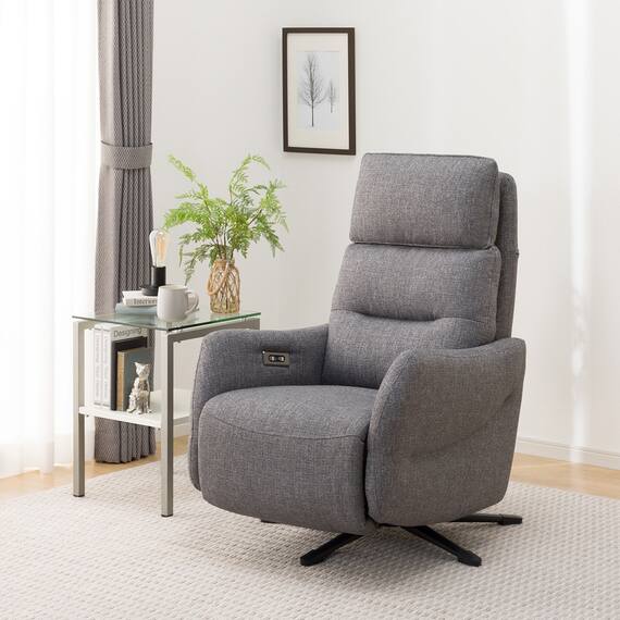 布張り電動リクライニングパーソナルチェア(LE01-3 2モーター DGY-Z) 13枚目画像