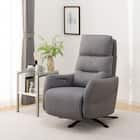 布張り電動リクライニングパーソナルチェア(LE01-3 2モーター DGY-Z) 13枚目画像