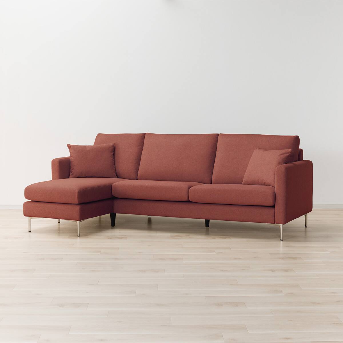 傷・汚れに強い ワイド3人掛けカスタマイズカウチソファ 布張りタイプ