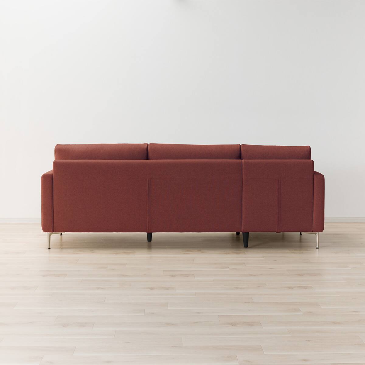 傷・汚れに強い ワイド3人掛けカスタマイズカウチソファ 布張りタイプ