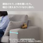 3人掛けカスタマイズカウチソファ 布張りタイプ (MS02 やわらかめ ワイド肘 標準タイプ/木製脚LBR MGY) 9枚目画像