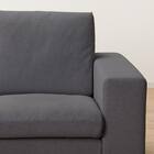 3人掛けカスタマイズカウチソファ 布張りタイプ (MS02 やわらかめ ワイド肘 標準タイプ/木製脚LBR MGY) 14枚目画像