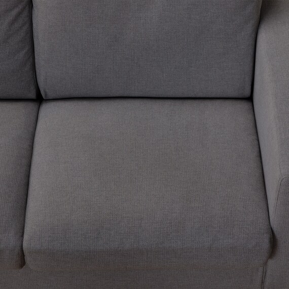 3人掛けカスタマイズカウチソファ 布張りタイプ (MS02 やわらかめ ワイド肘 標準タイプ/木製脚LBR MGY) 18枚目画像