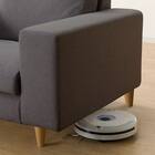 3人掛けカスタマイズカウチソファ 布張りタイプ (MS02 やわらかめ ワイド肘 標準タイプ/木製脚LBR MGY) 21枚目画像