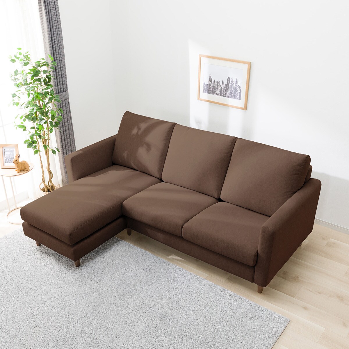 カスタマイズ 2人掛け＋カウチソファセット 布張りタイプ