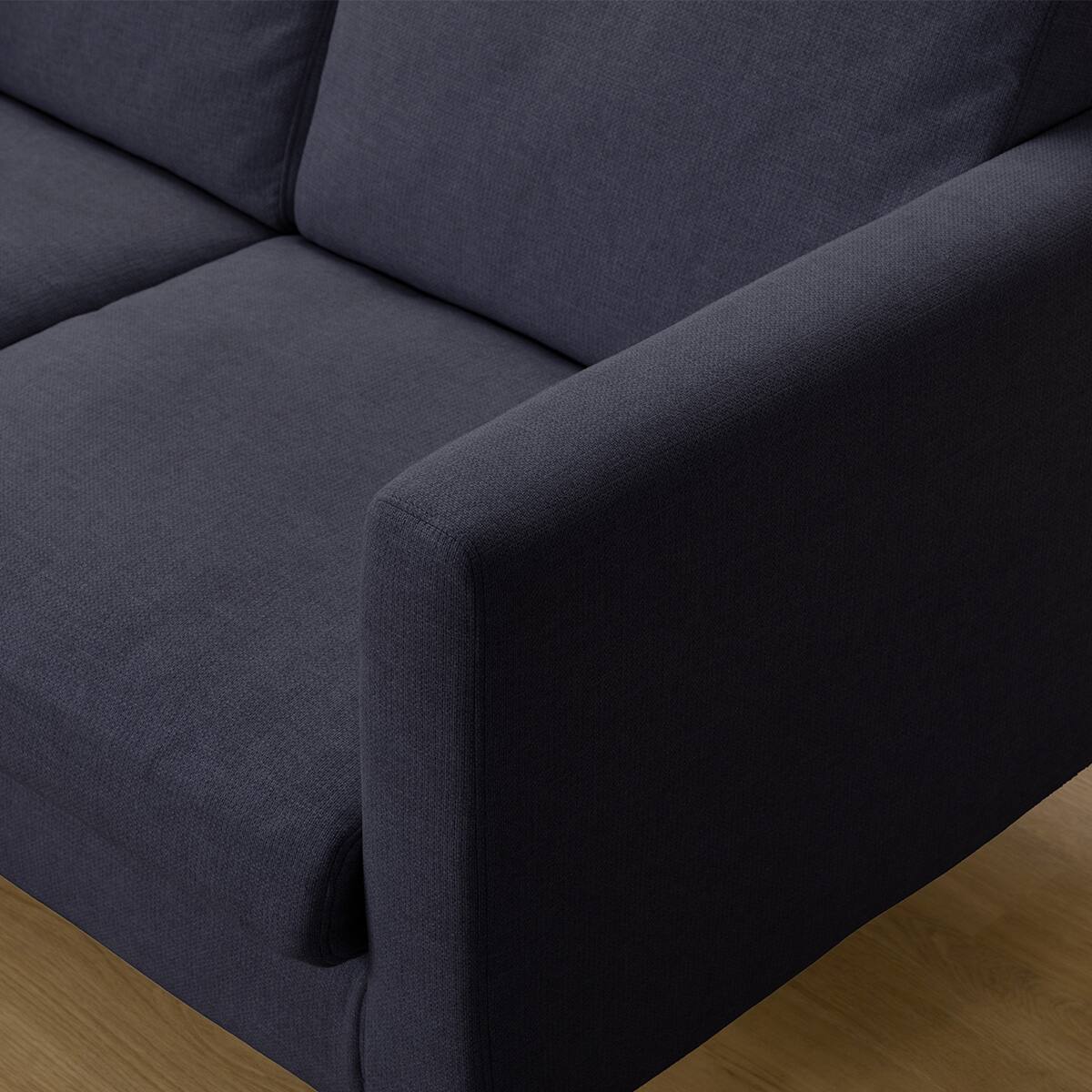 3人掛けカスタマイズカウチソファ 布張りタイプ (MS02 ふつう スリム肘