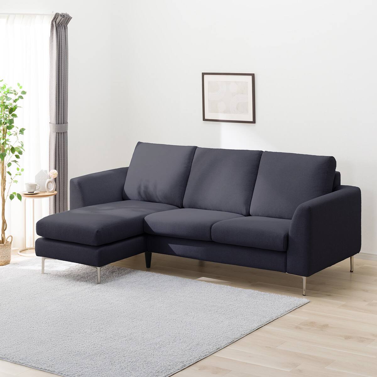 カスタマイズ 2人掛け + カウチソファセット 布張りタイプ (ハード