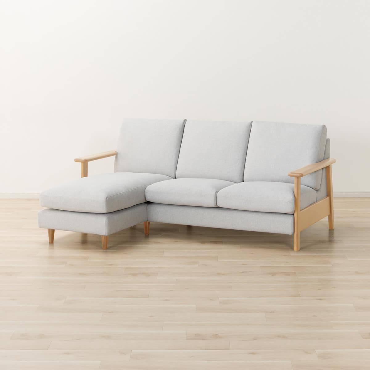 傷・汚れに強い3人掛けカスタマイズカウチソファ 布張りタイプ(MS02