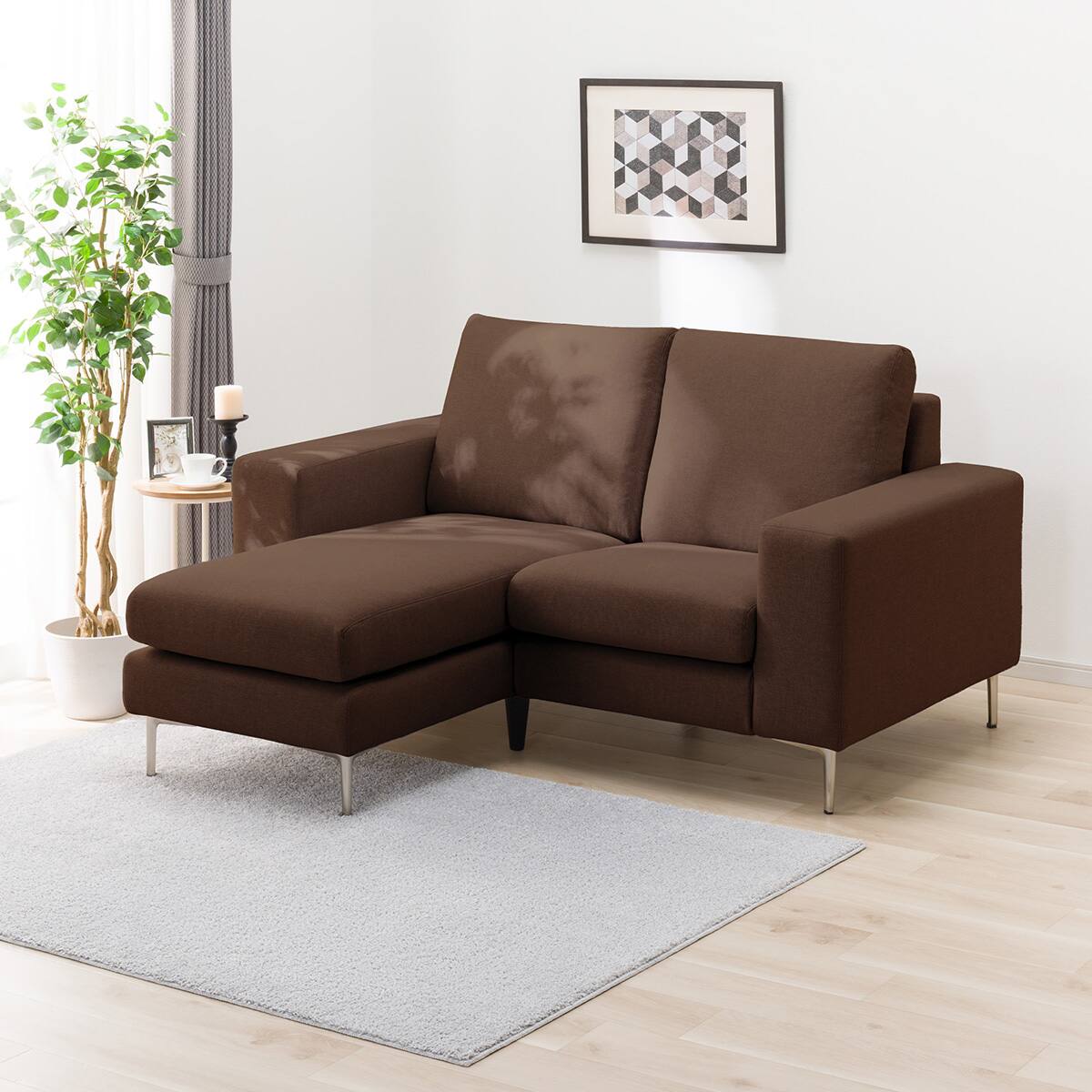 スワンのカウチ カスタマイズ 1人掛け + カウチソファセット 布張りタイプ (ソフト