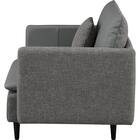 1人掛け 布・本革リバーシブルソファ (ES01 GY) 8枚目画像