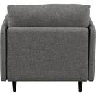 1人掛け 布・本革リバーシブルソファ (ES01 GY) 10枚目画像