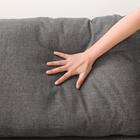 1人掛け 布・本革リバーシブルソファ (ES01 GY) 11枚目画像