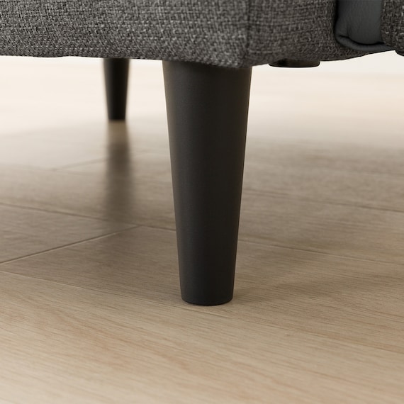 1人掛け 布・本革リバーシブルソファ (ES01 GY) 15枚目画像